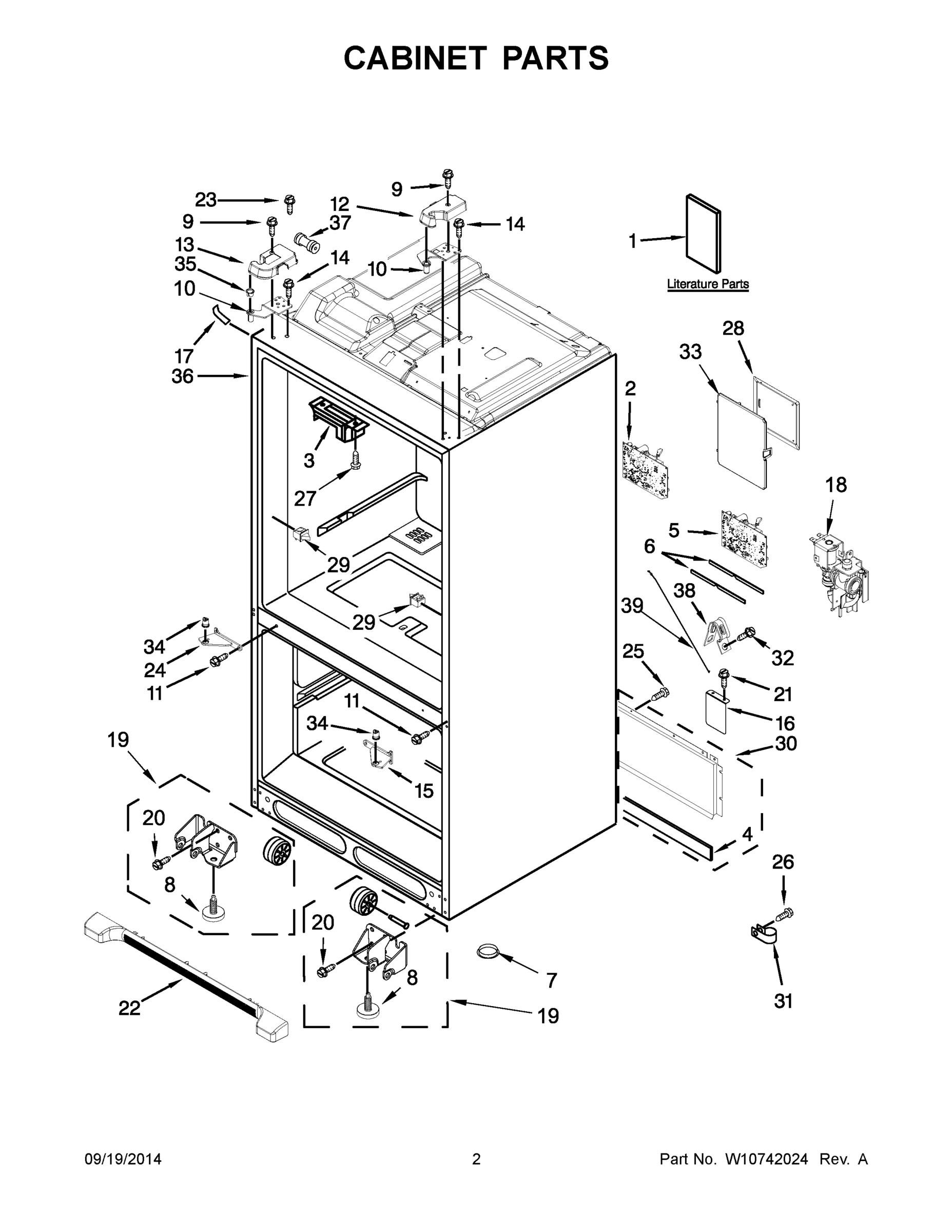 02 - CABINET PARTS