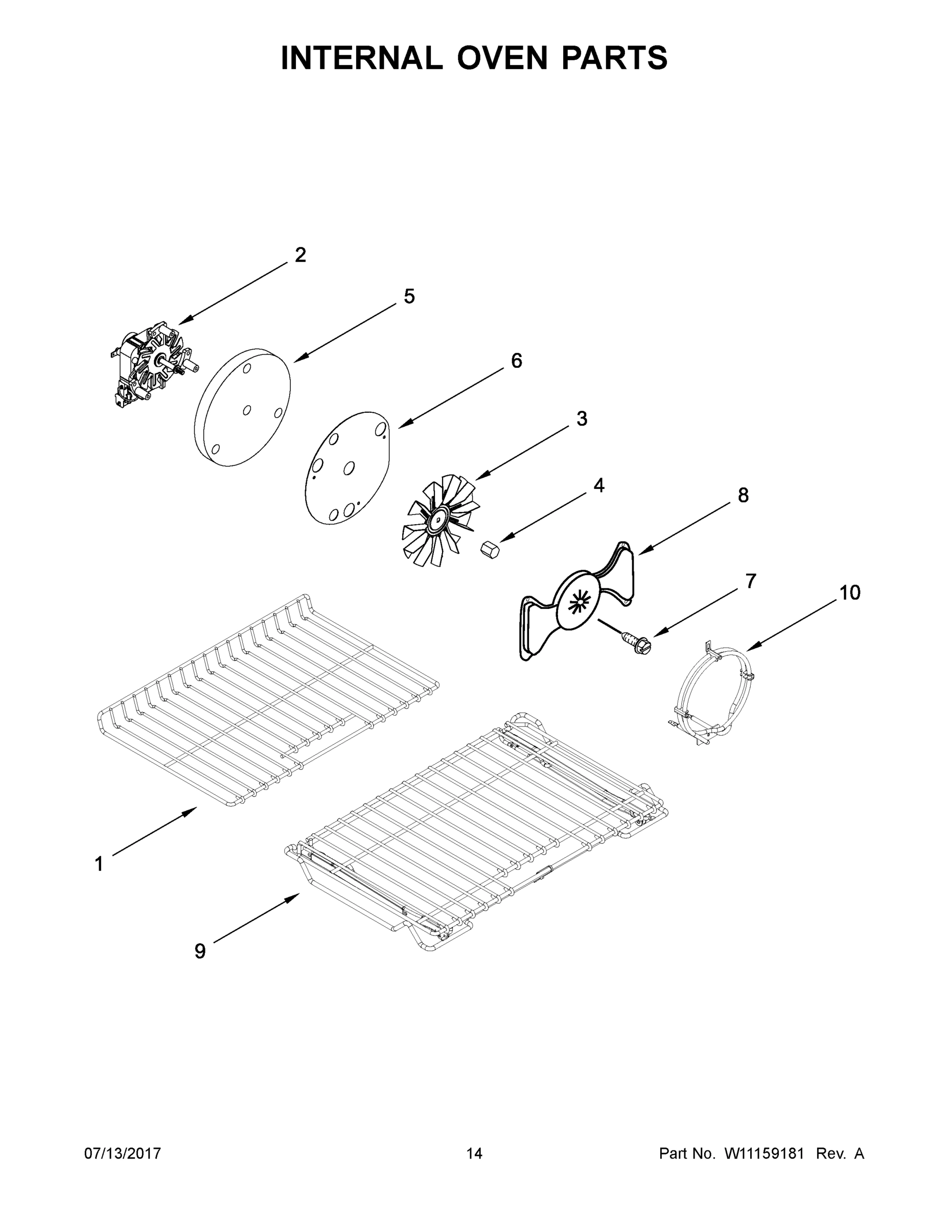 08 - INTERNAL OVEN PARTS