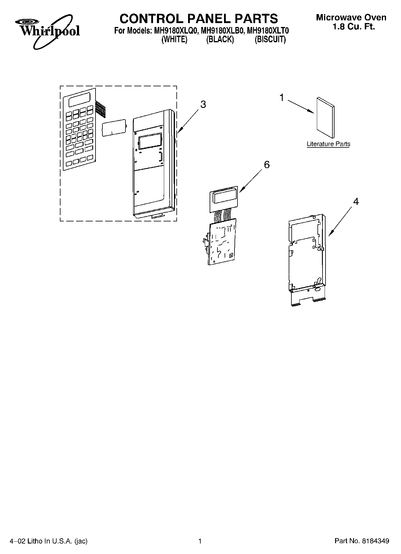 01 - CONTROL PANEL, LITERATURE
