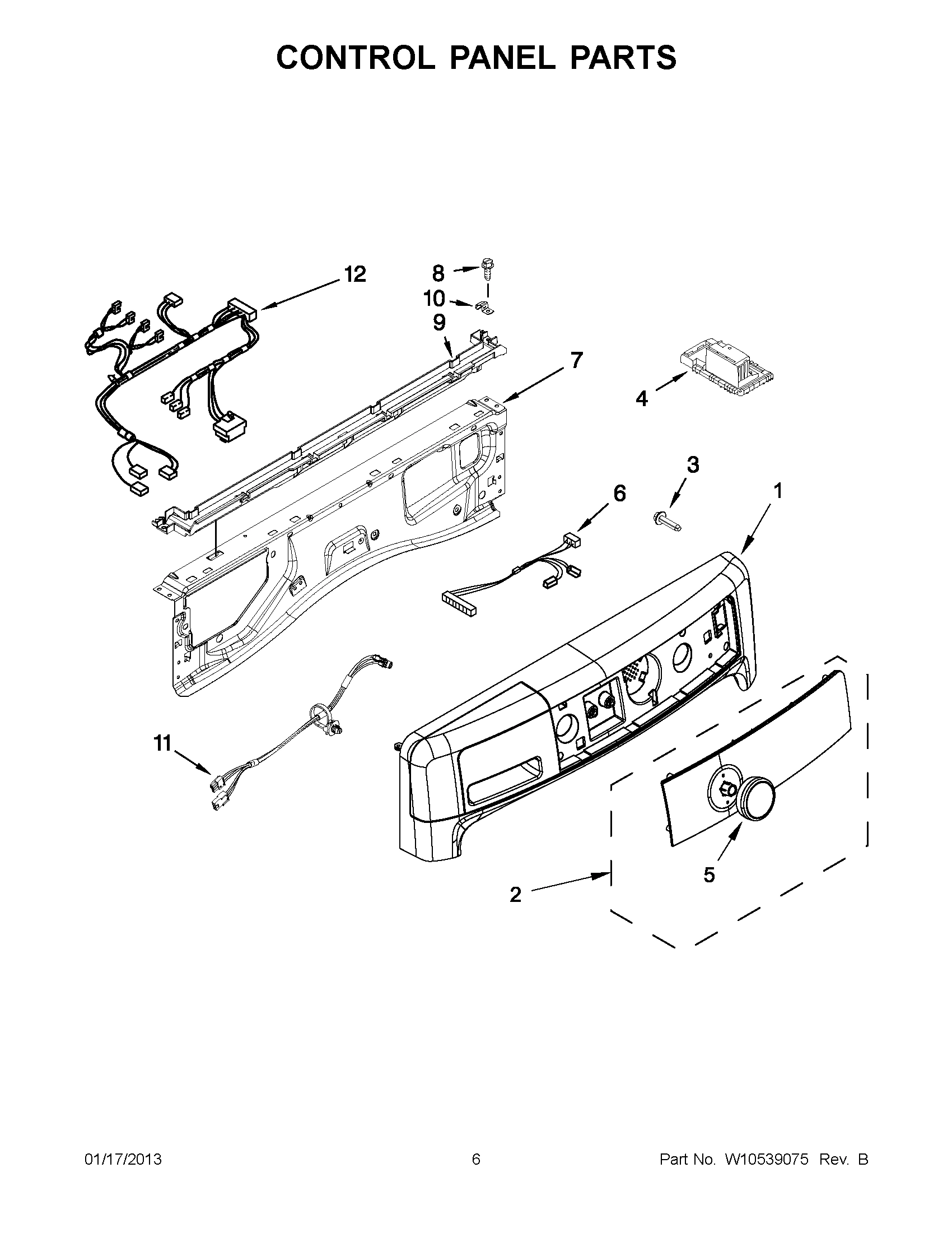 03 - CONTROL PANEL PARTS