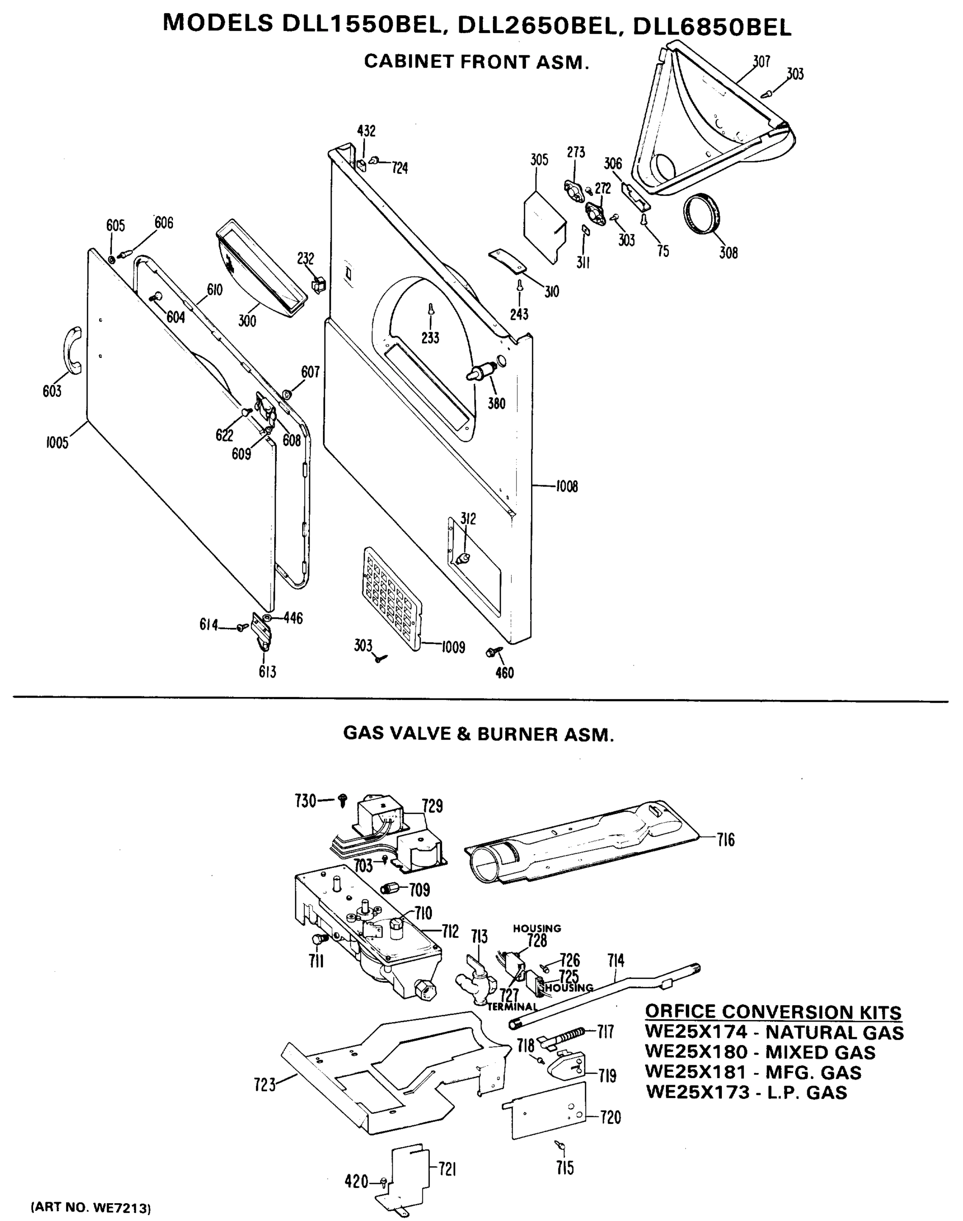 CABINET FRONT ASM.