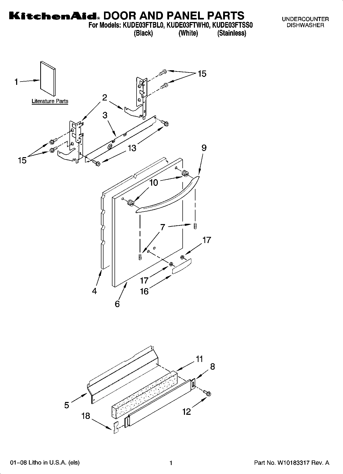 01 - DOOR AND PANEL PARTS