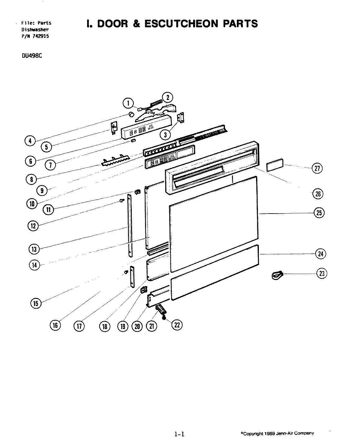 01 - DOOR & ESCUTCHEON