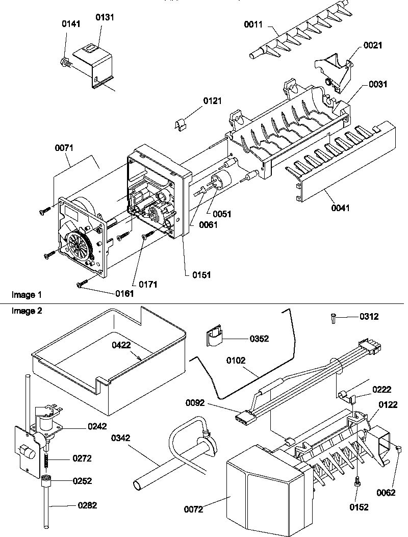 05 - ICE MAKER ASSY PARTS