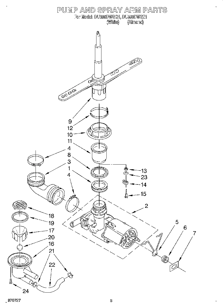 04 - PUMP AND SPRAY ARM