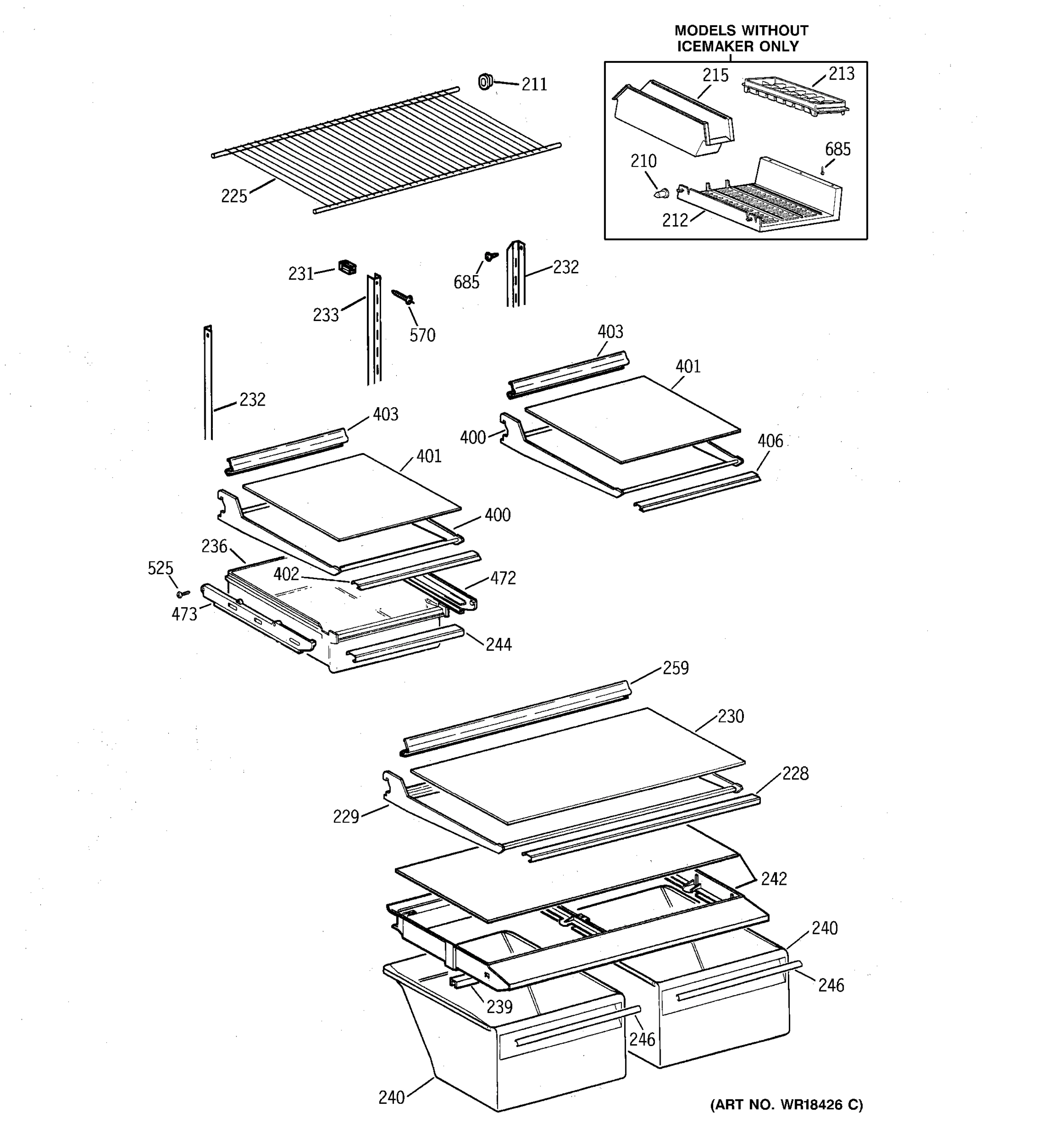 SHELF PARTS