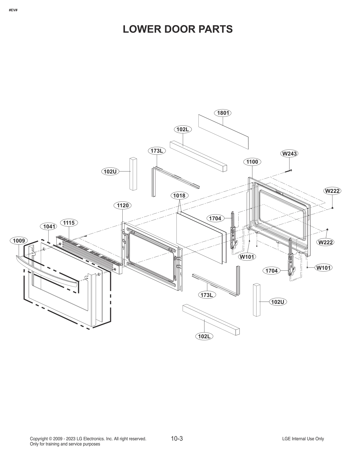 LOWER DOOR PARTS