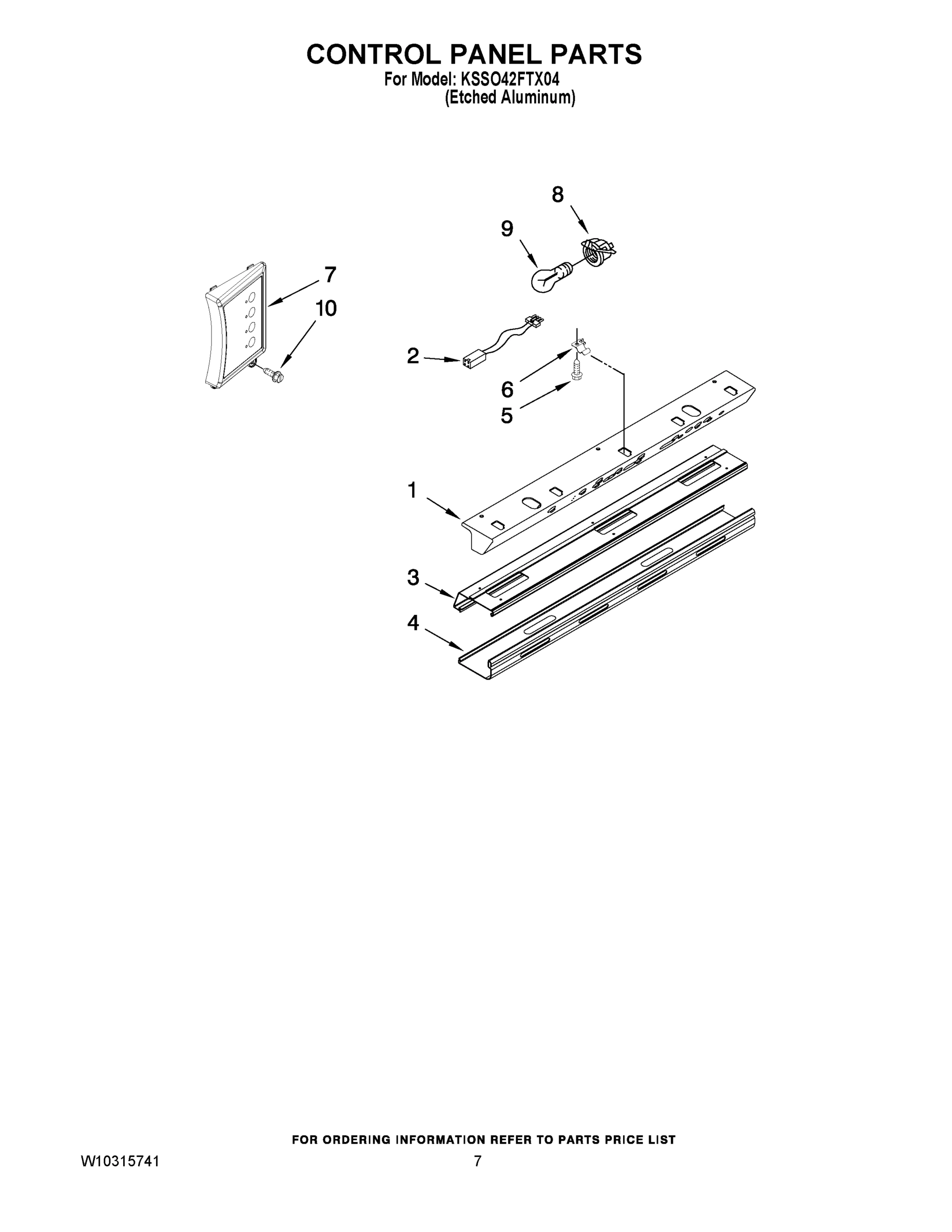 05 - CONTROL PANEL PARTS