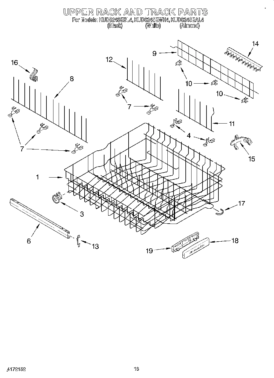 10 - UPPER RACK AND TRACK