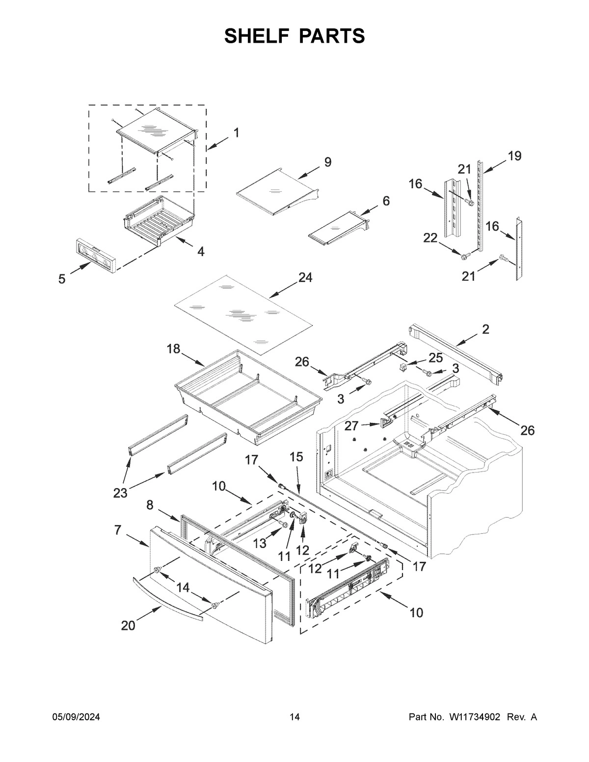 08 - SHELF PARTS