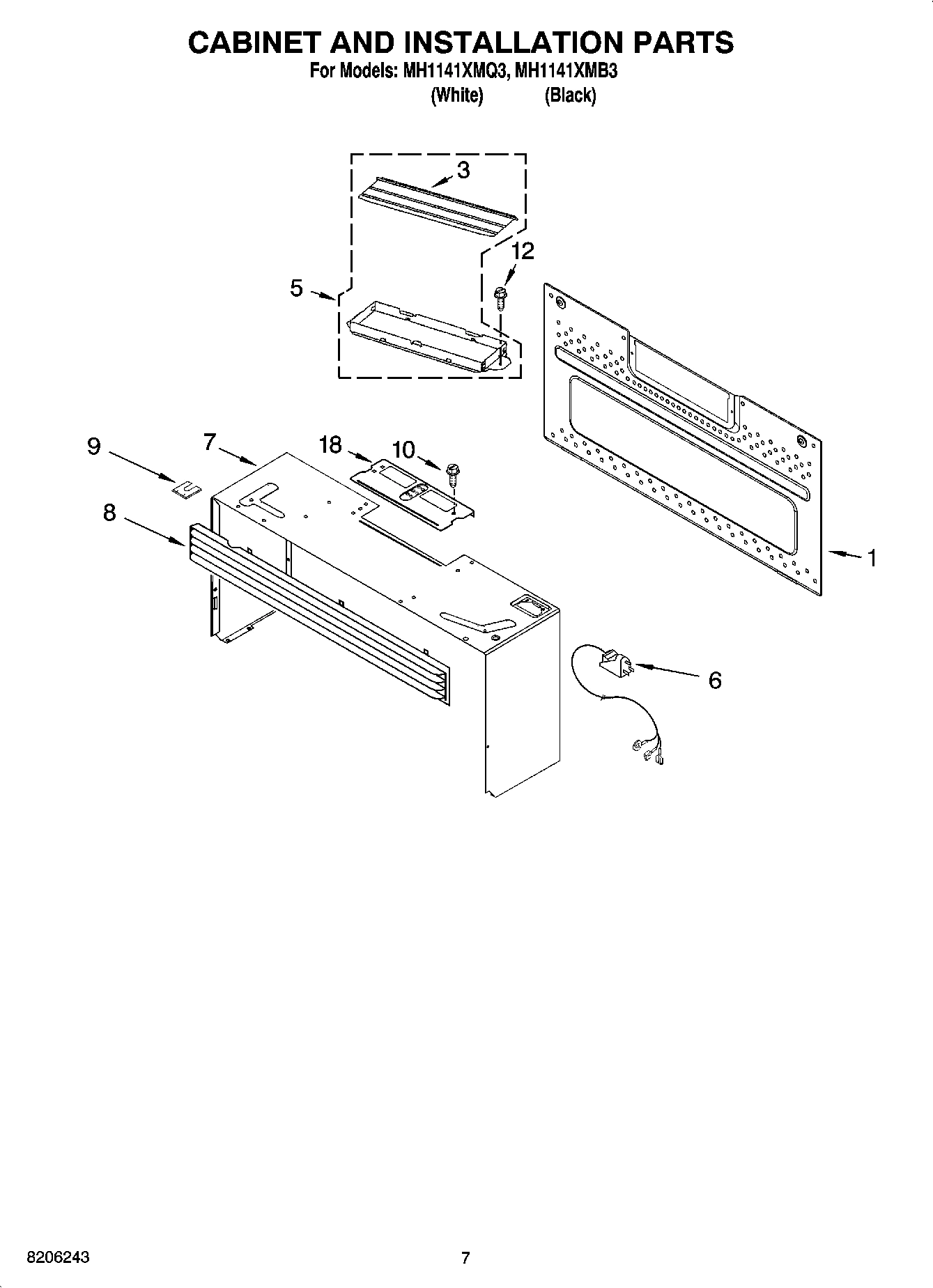06 - CABINET AND INSTALLATION PARTS