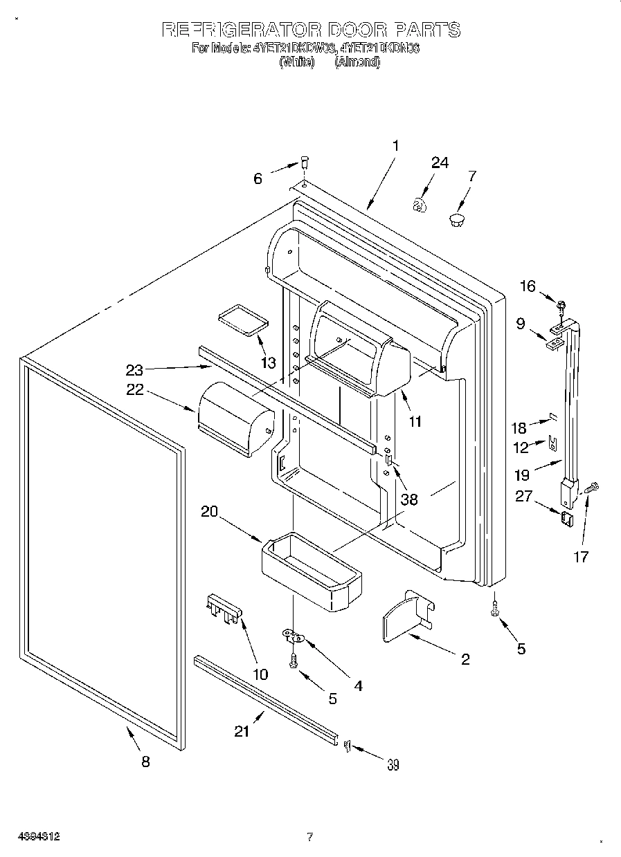 04 - REFRIGERATOR DOOR