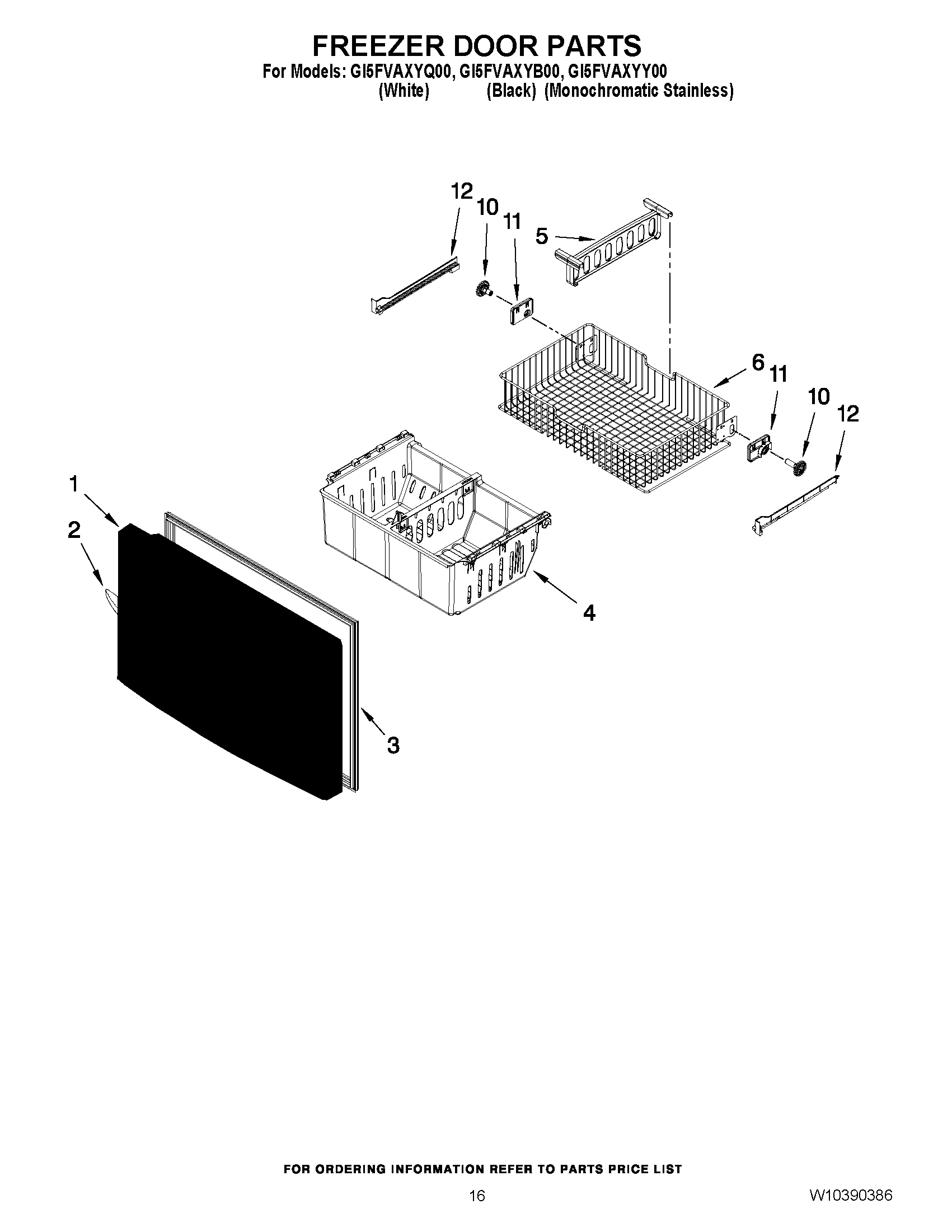 09 - FREEZER DOOR PARTS