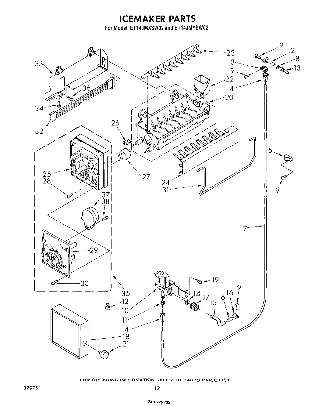 09 - ICEMAKER , LIT/OPTIONAL