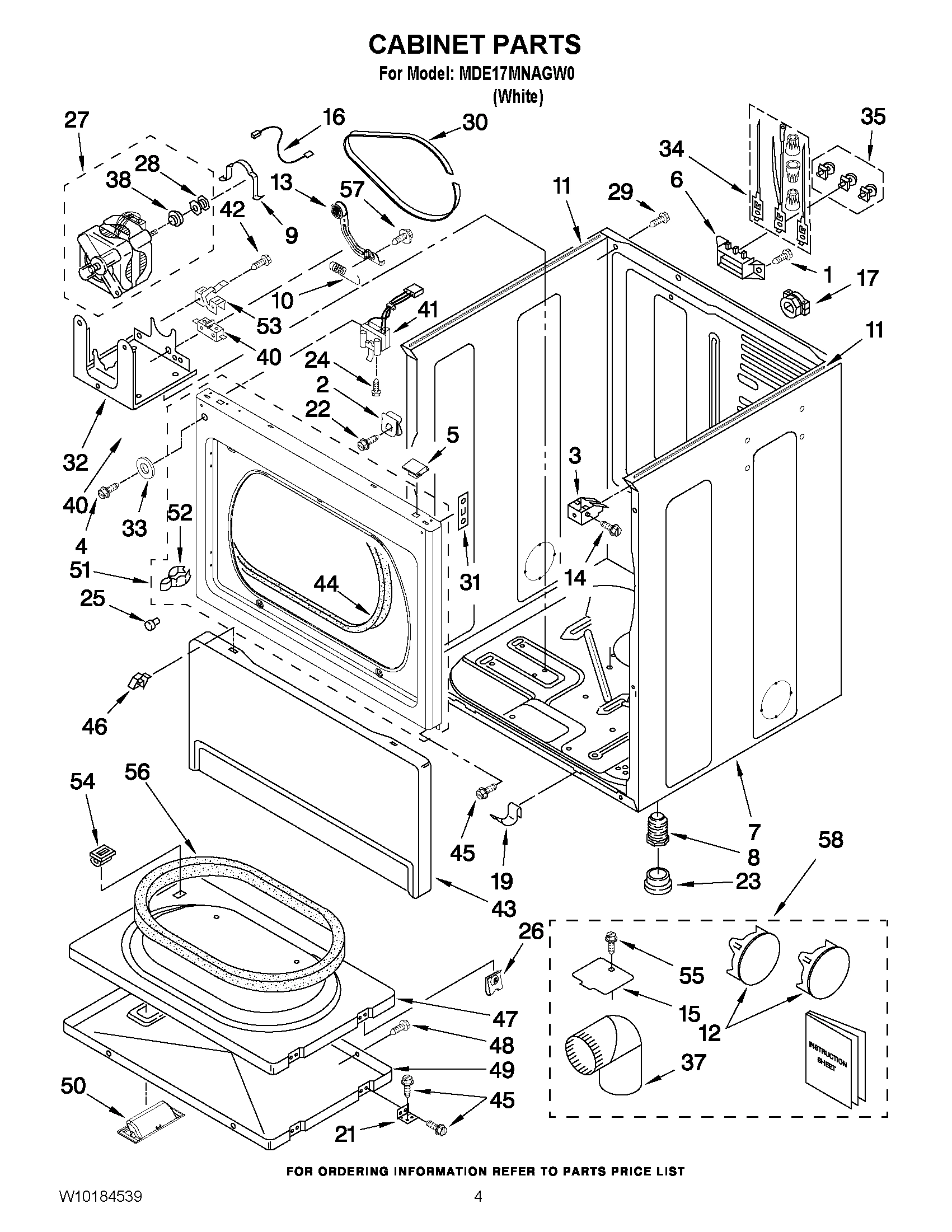 02 - CABINET PARTS