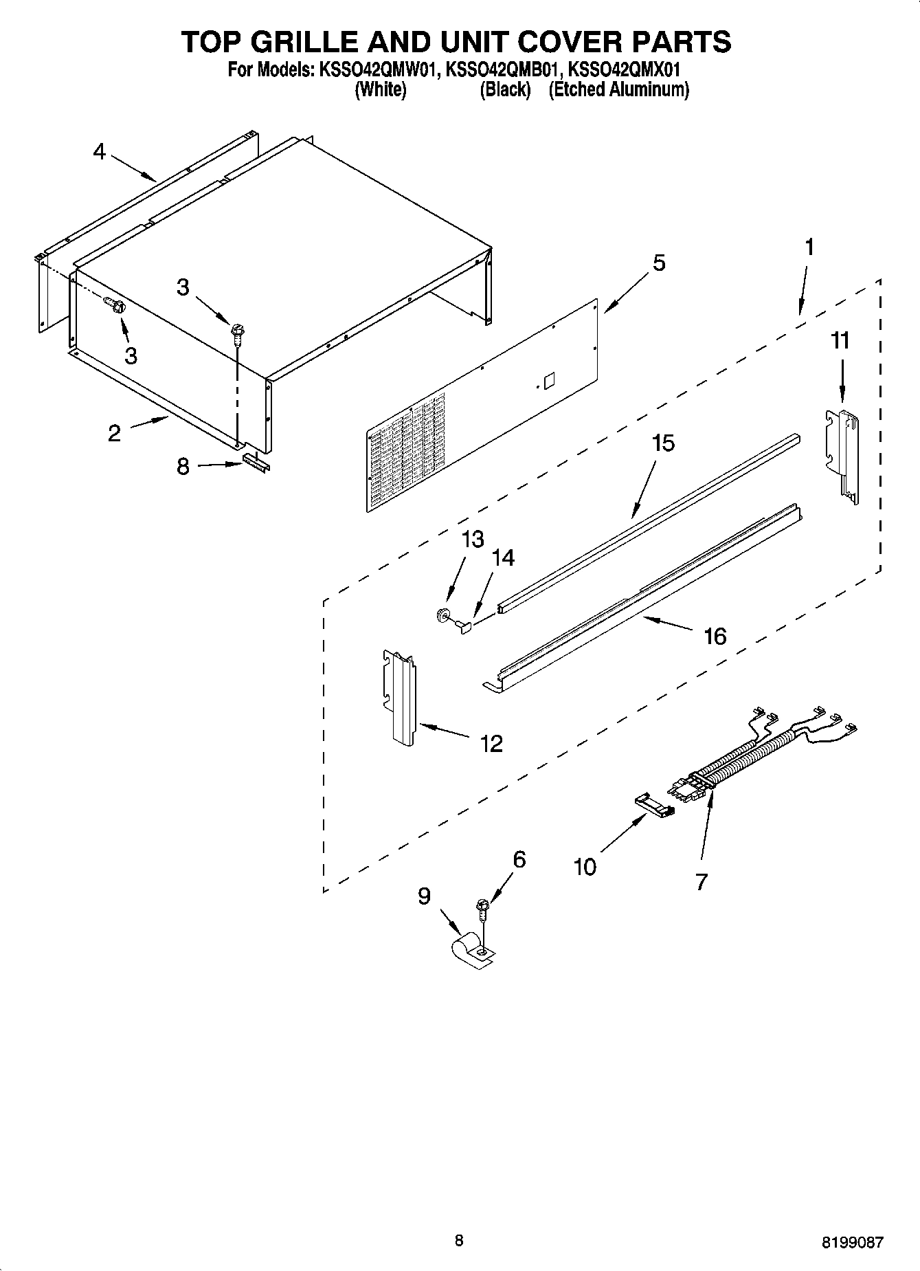06 - TOP GRILLE AND UNIT COVER PARTS