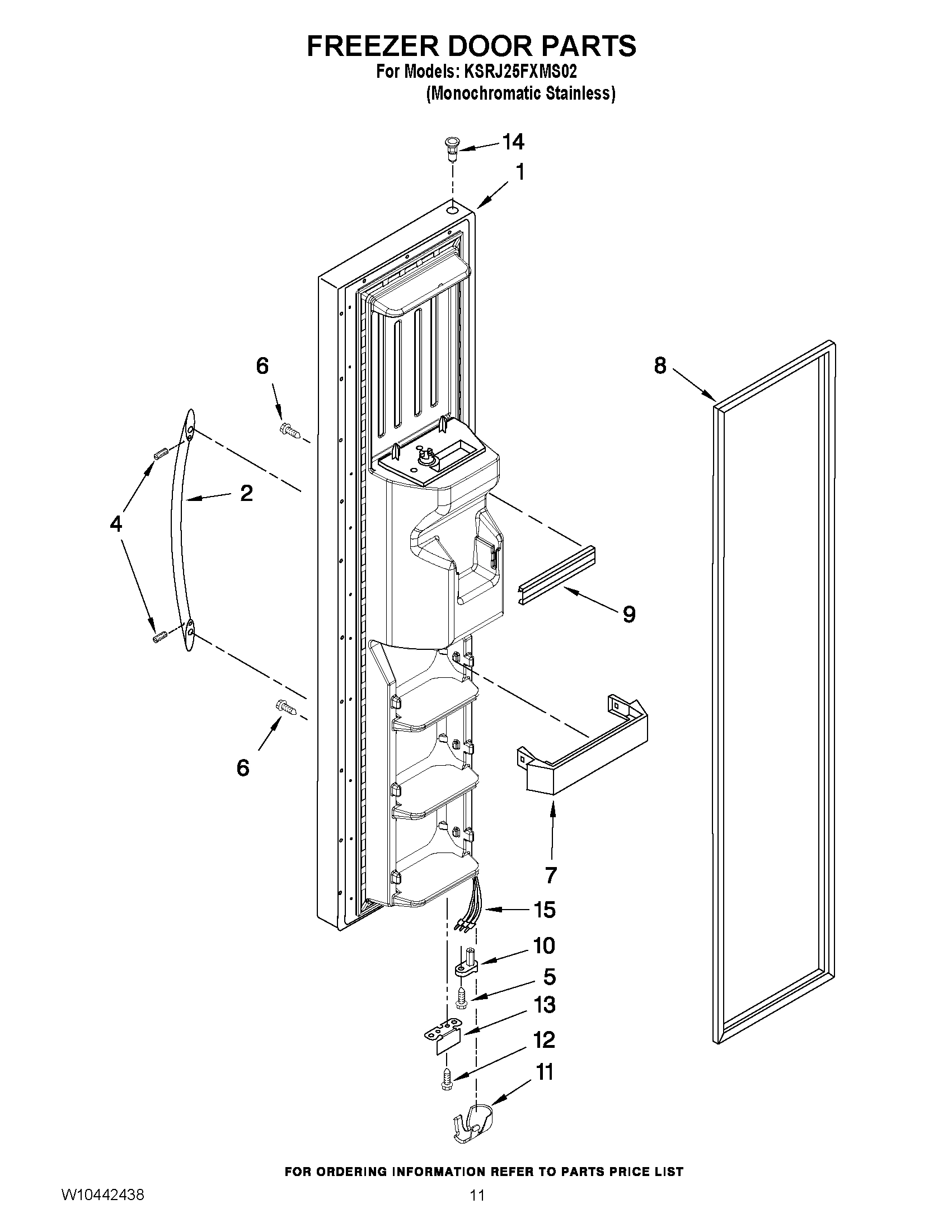 07 - FREEZER DOOR PARTS