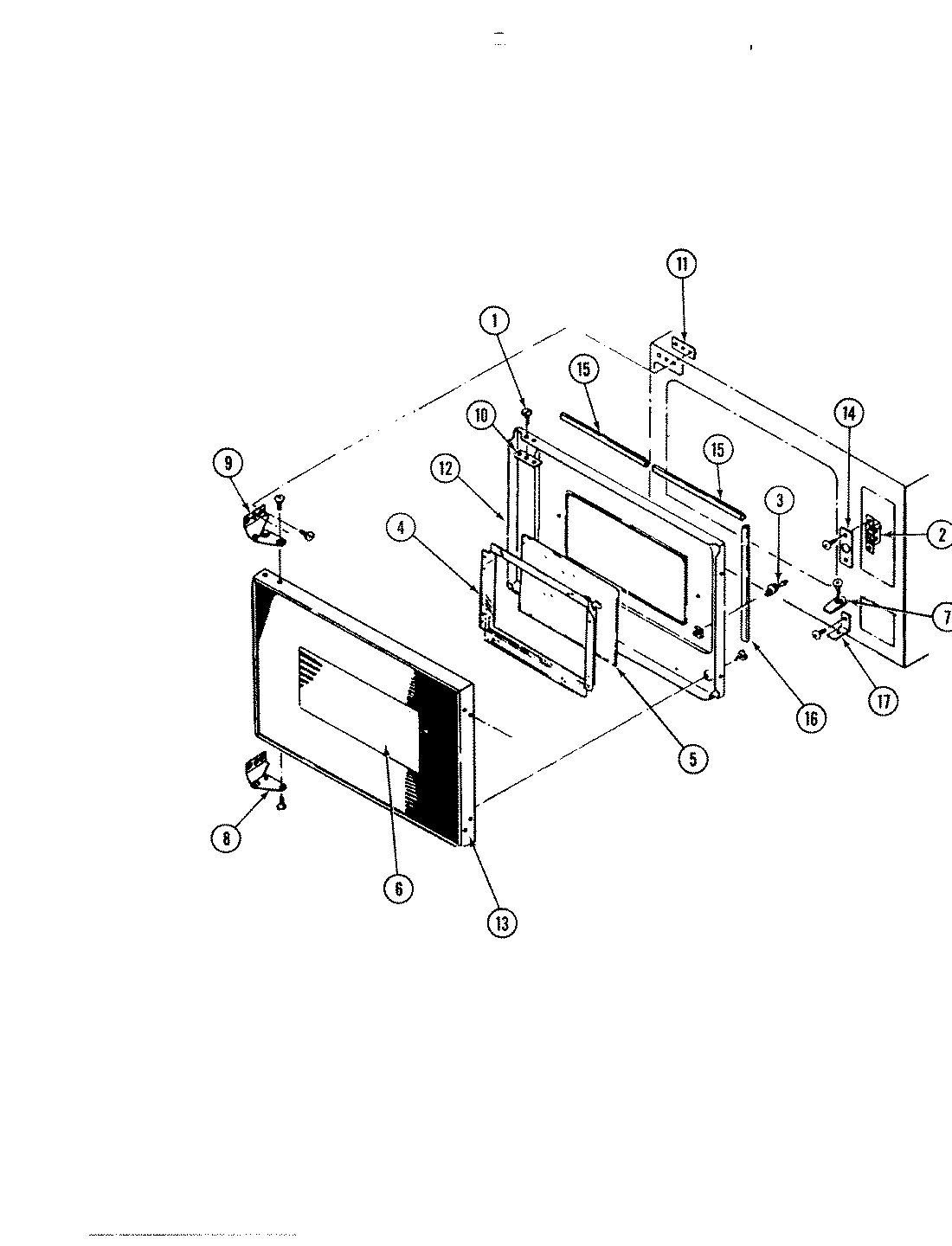 09 - UPPER OVEN DOOR