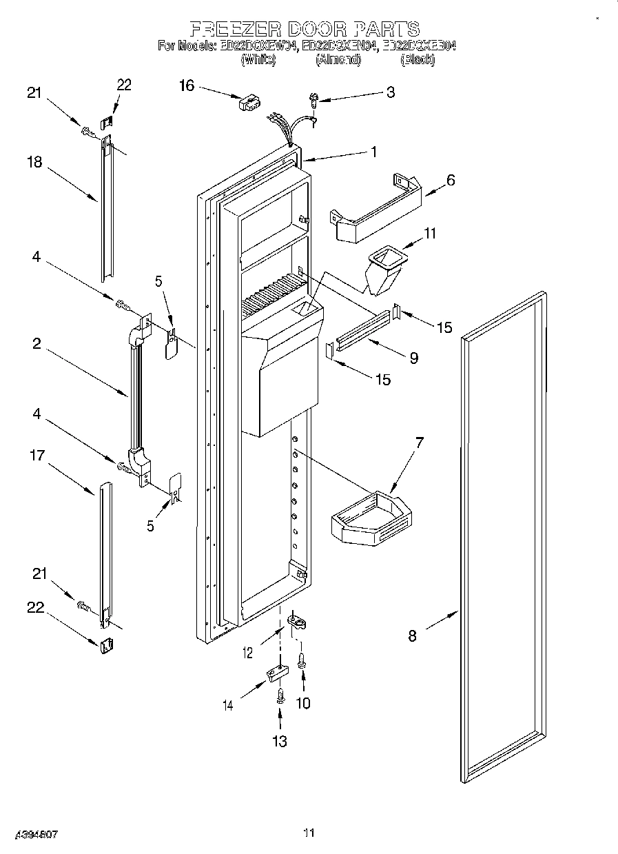 08 - FREEZER DOOR