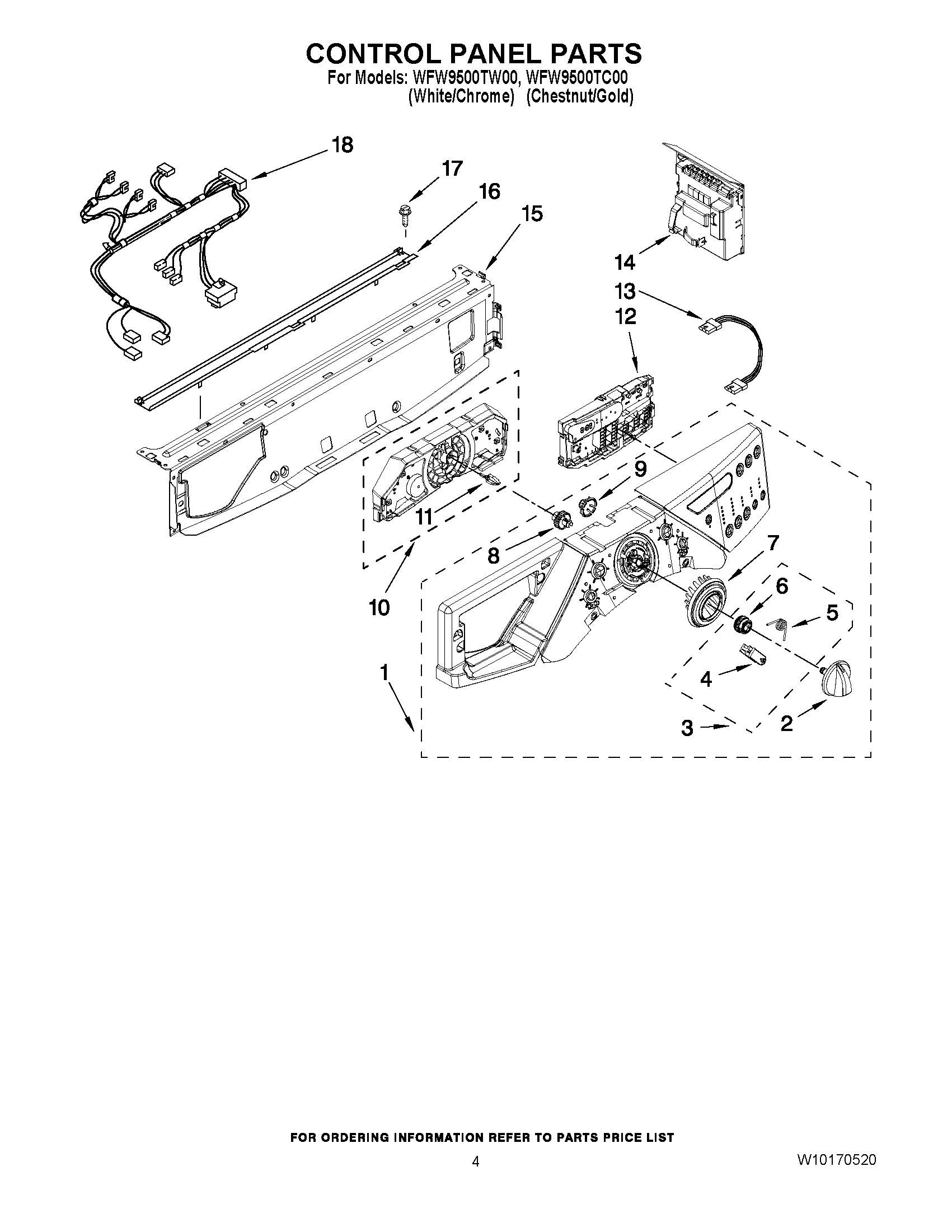 03 - CONTROL PANEL PARTS