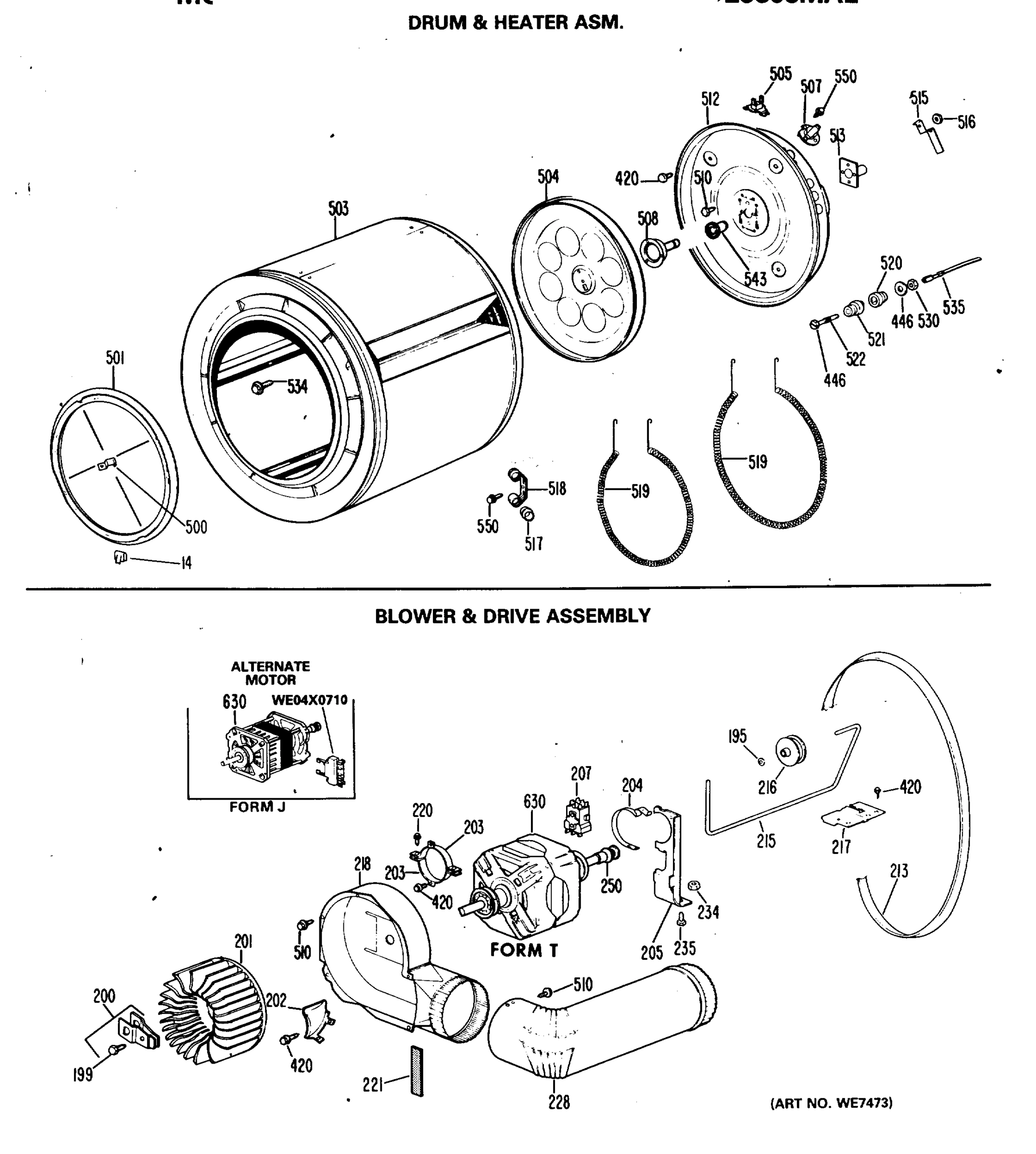 DRUM & HEATER ASM.