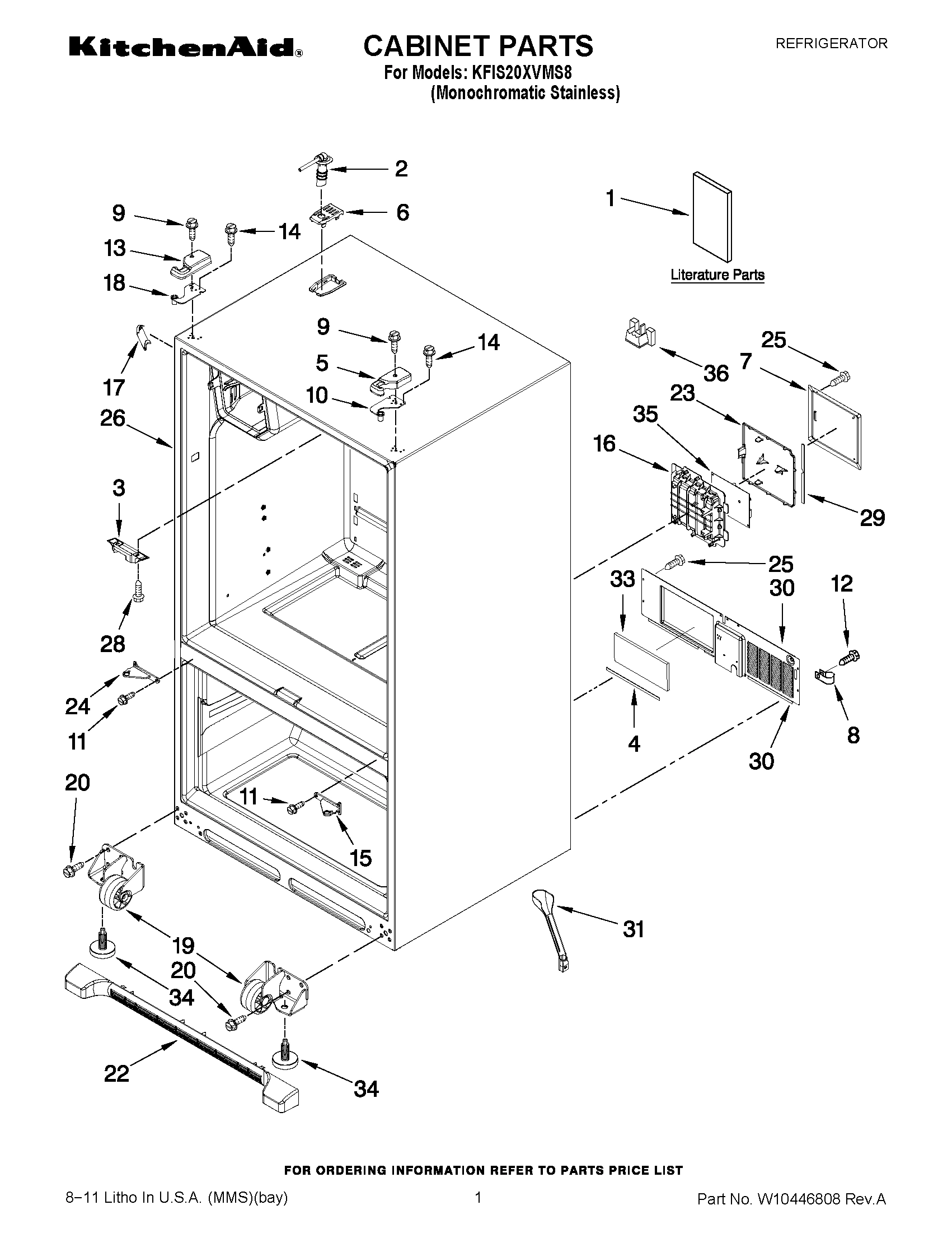 01 - CABINET PARTS