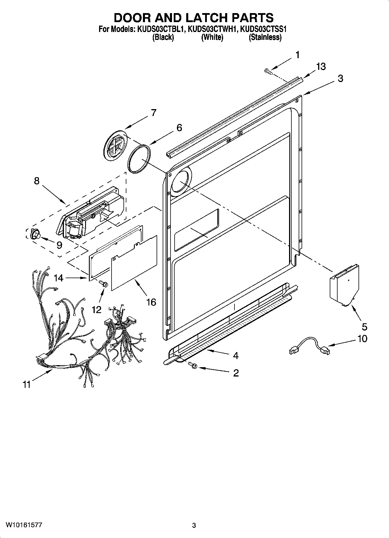 03 - DOOR AND LATCH PARTS