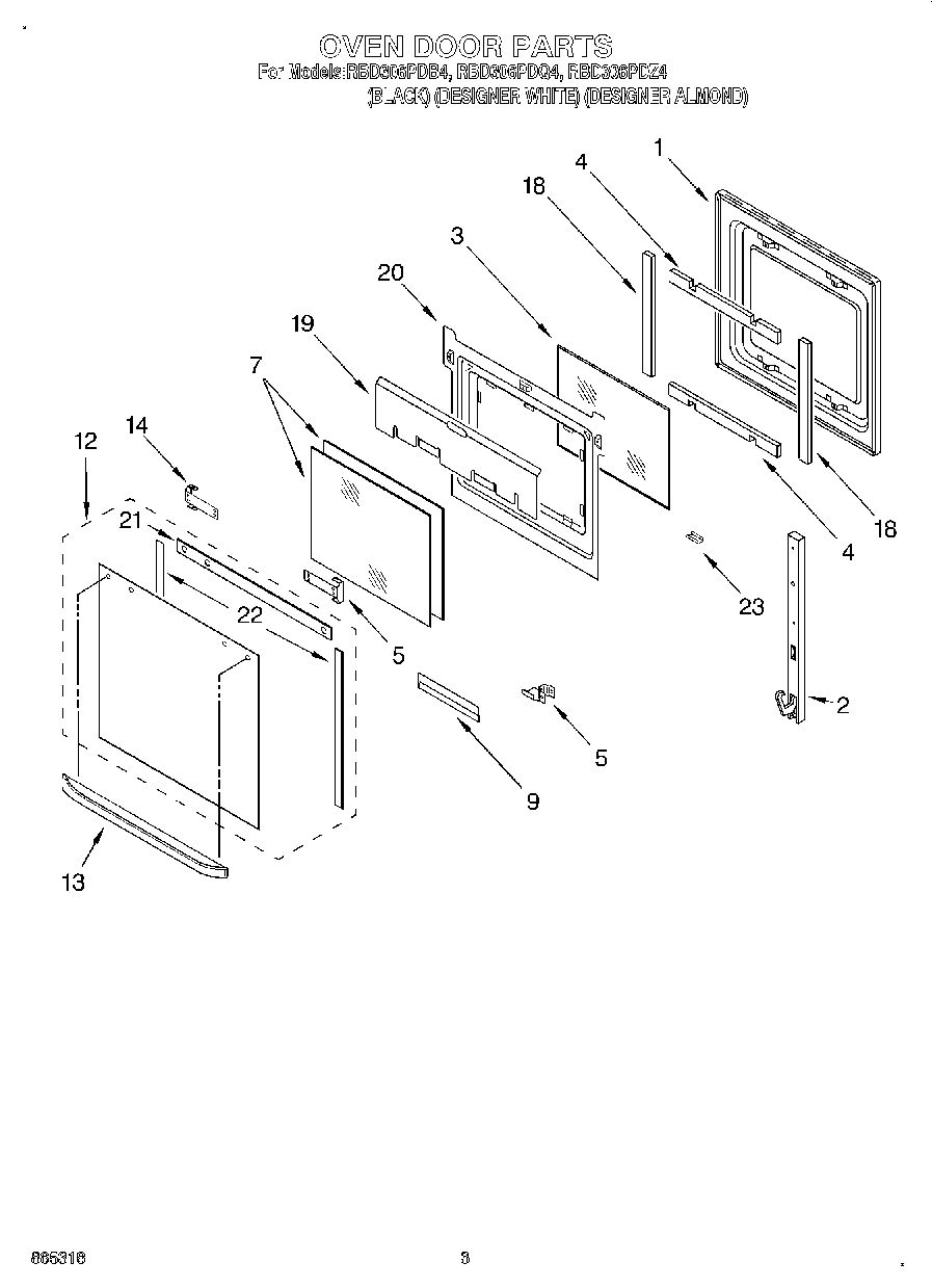 02 - OVEN DOOR