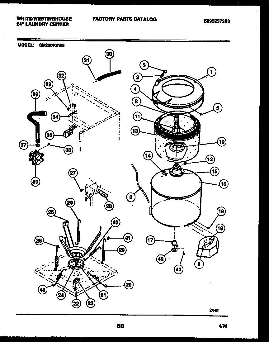 05 - TUBS, WATER VALVE AND LID SWITCH