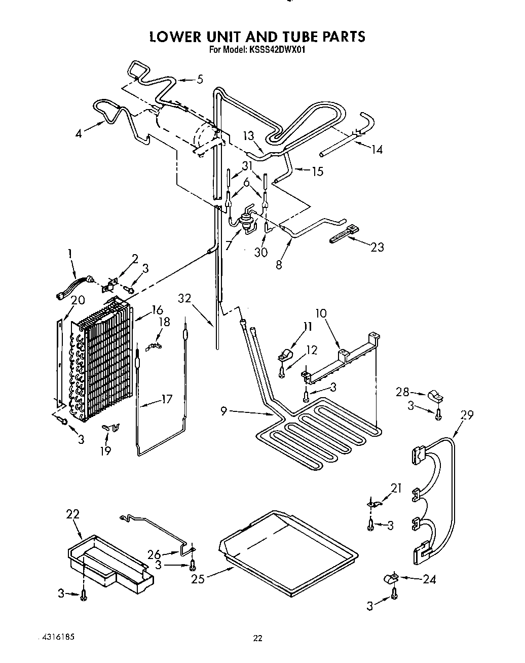 15 - LOWER UNIT AND TUBE