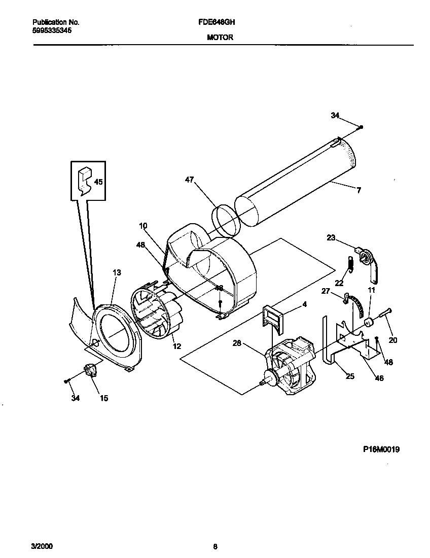 04 - P16M0019 MOTOR,BLOWER