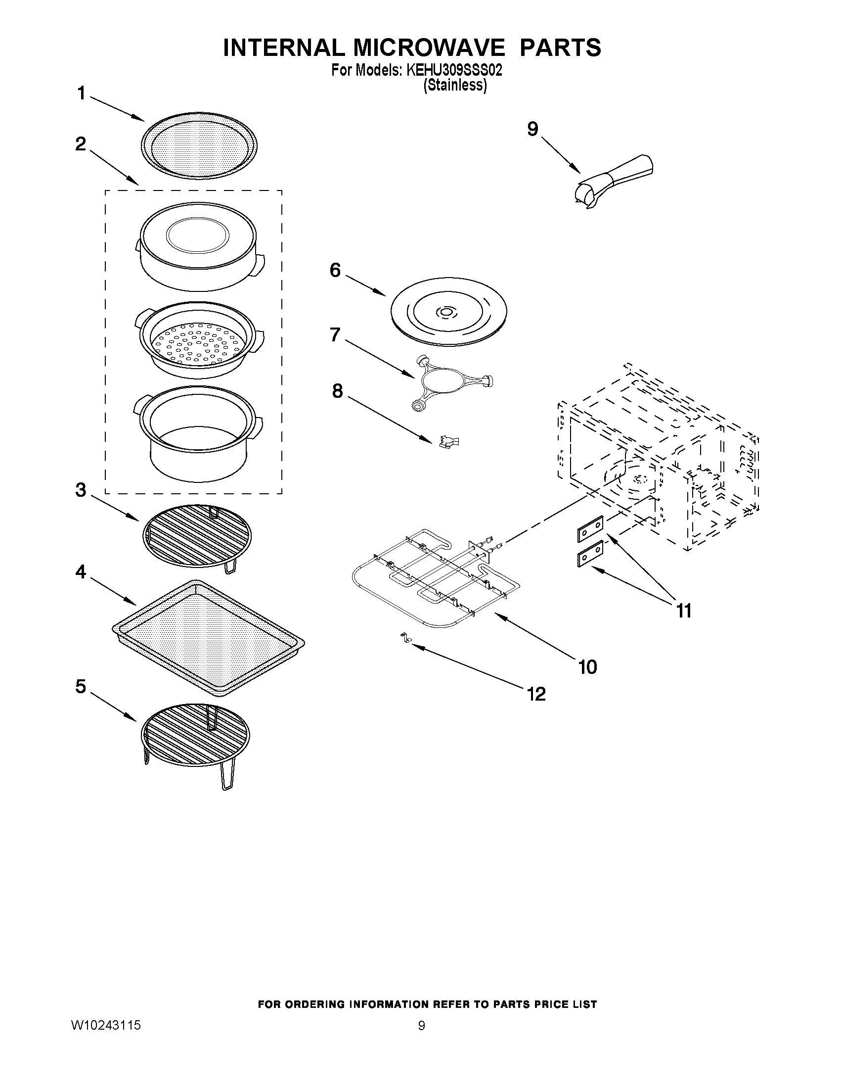 07 - INTERNAL MICROWAVE PARTS
