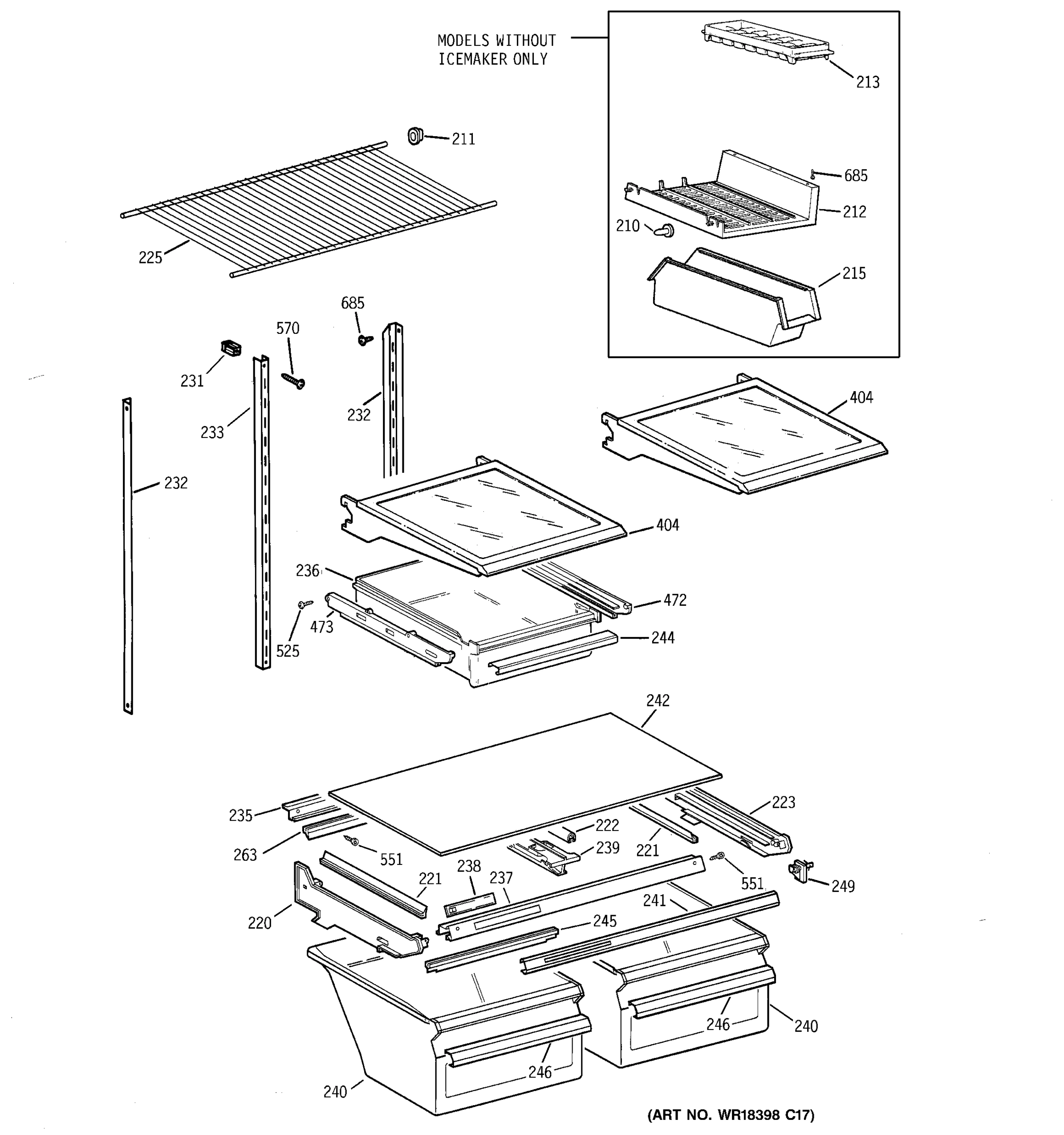 SHELF PARTS