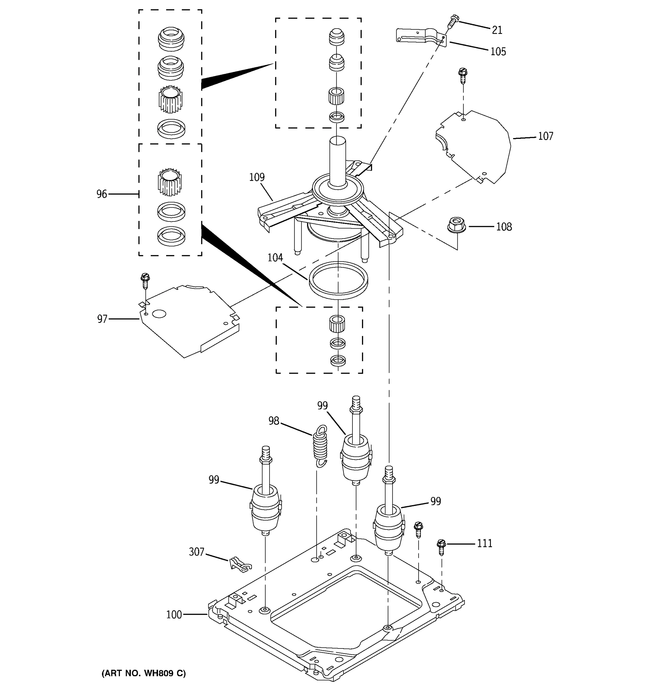 MACHINE BASE PARTS