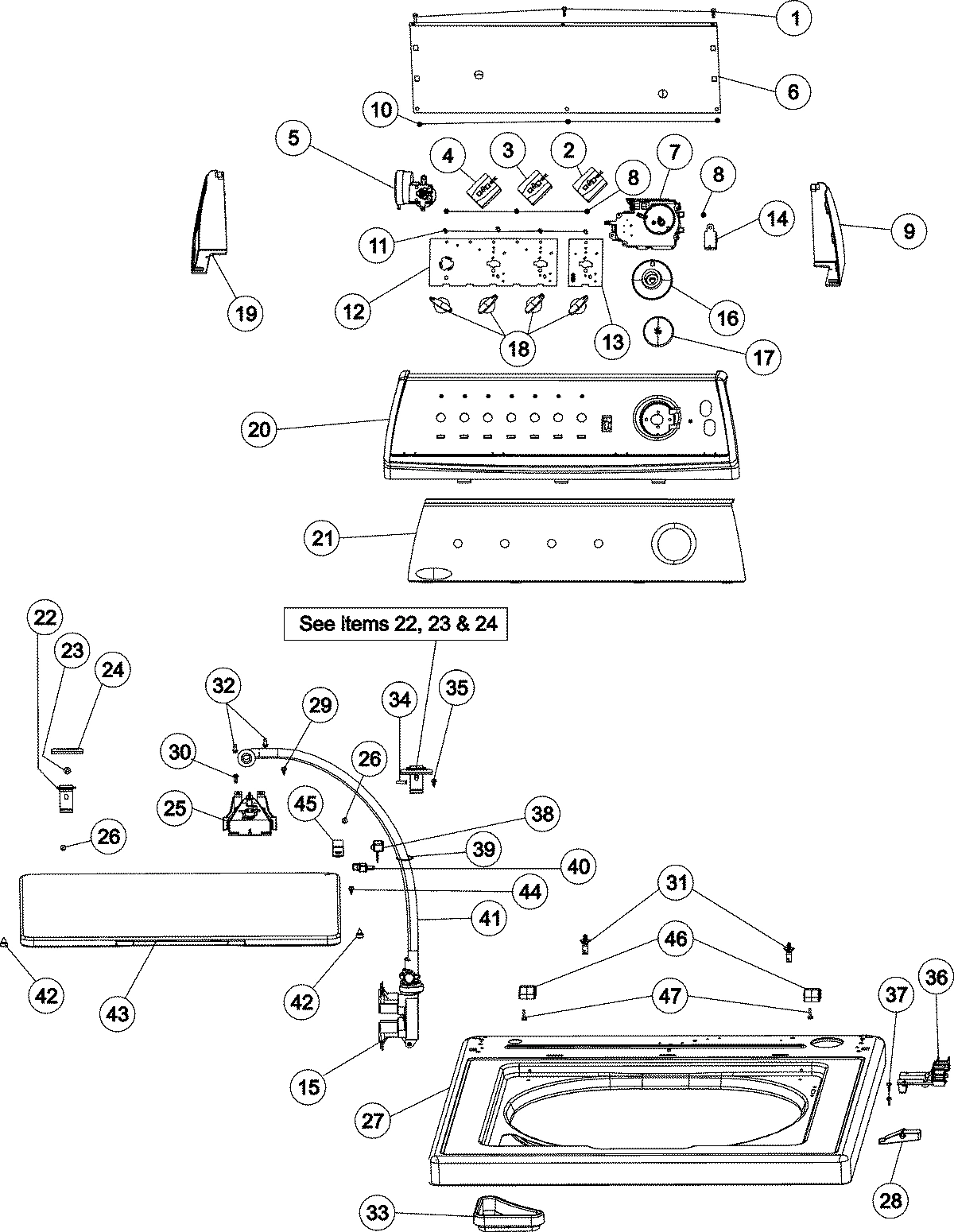 03 - CONTROL PANEL & TOP (8000)