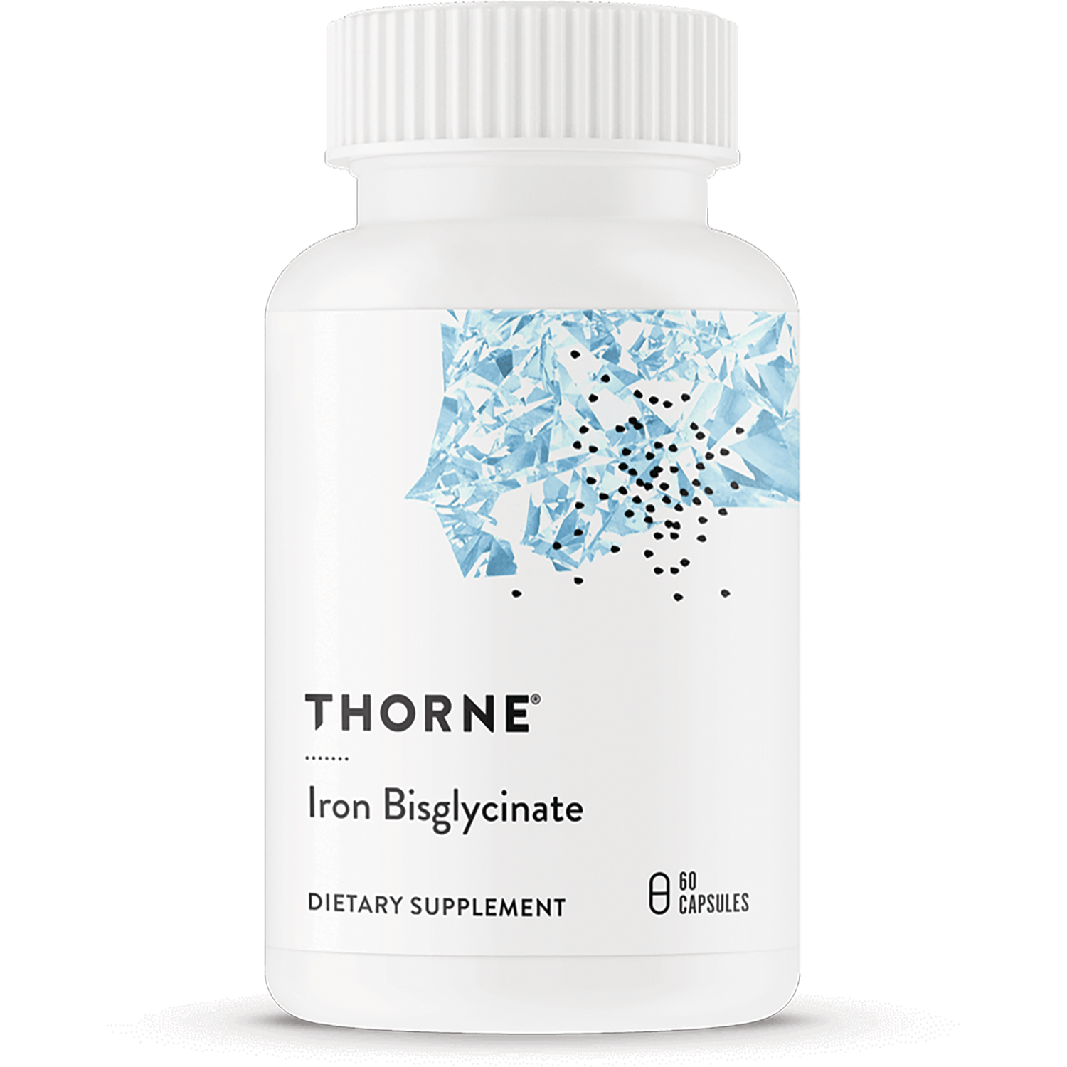 MFI Medical Thorne Iron Bisglycinate Dietary Supplement, 25 mg Size 60 capsules | 1 Each | Carewell