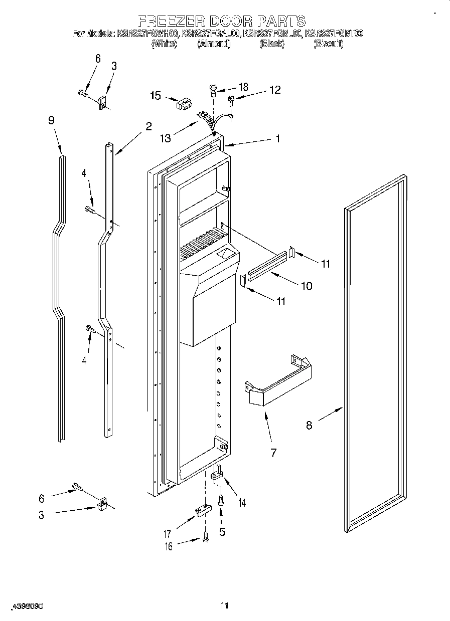 07 - FREEZER DOOR