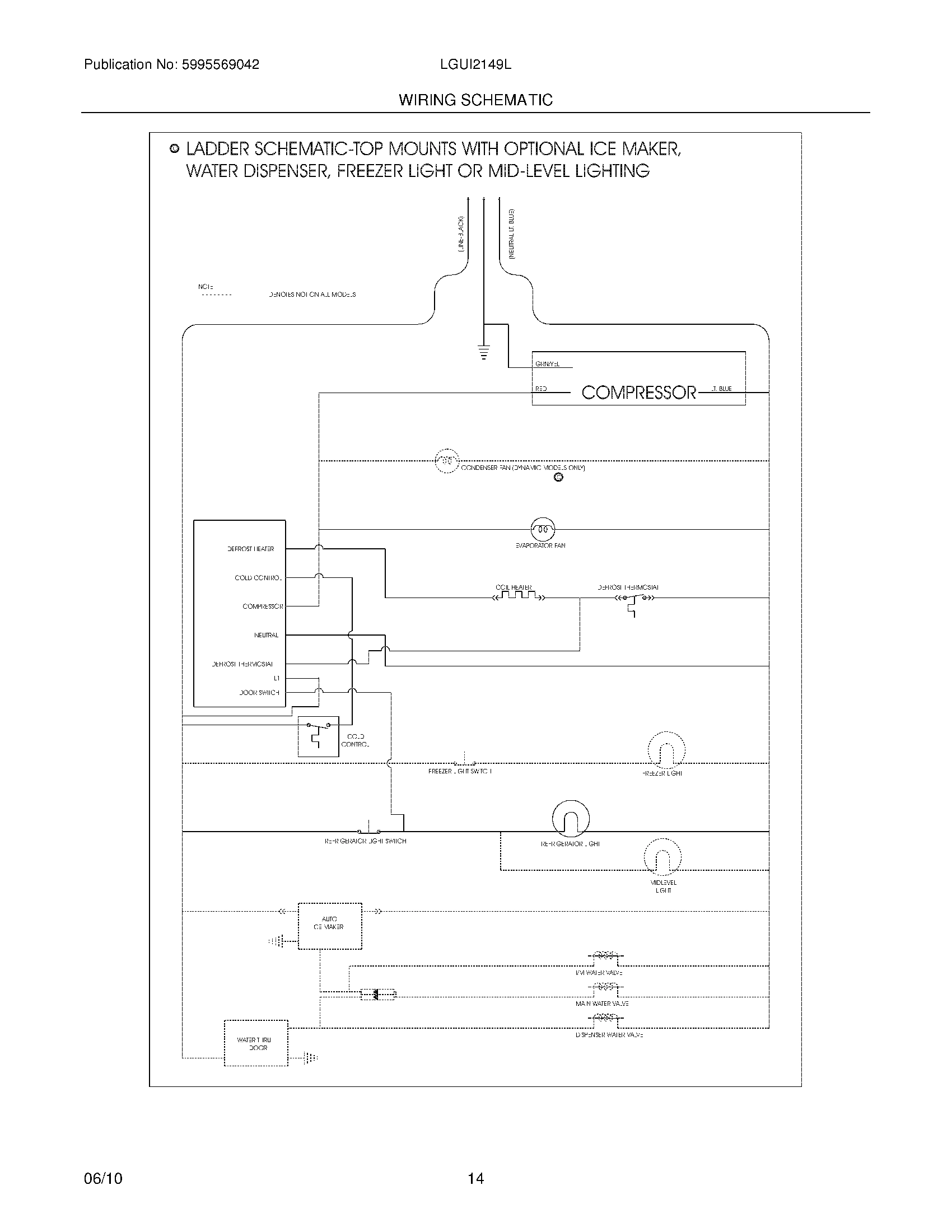 14 - WIRING SCHEMATIC