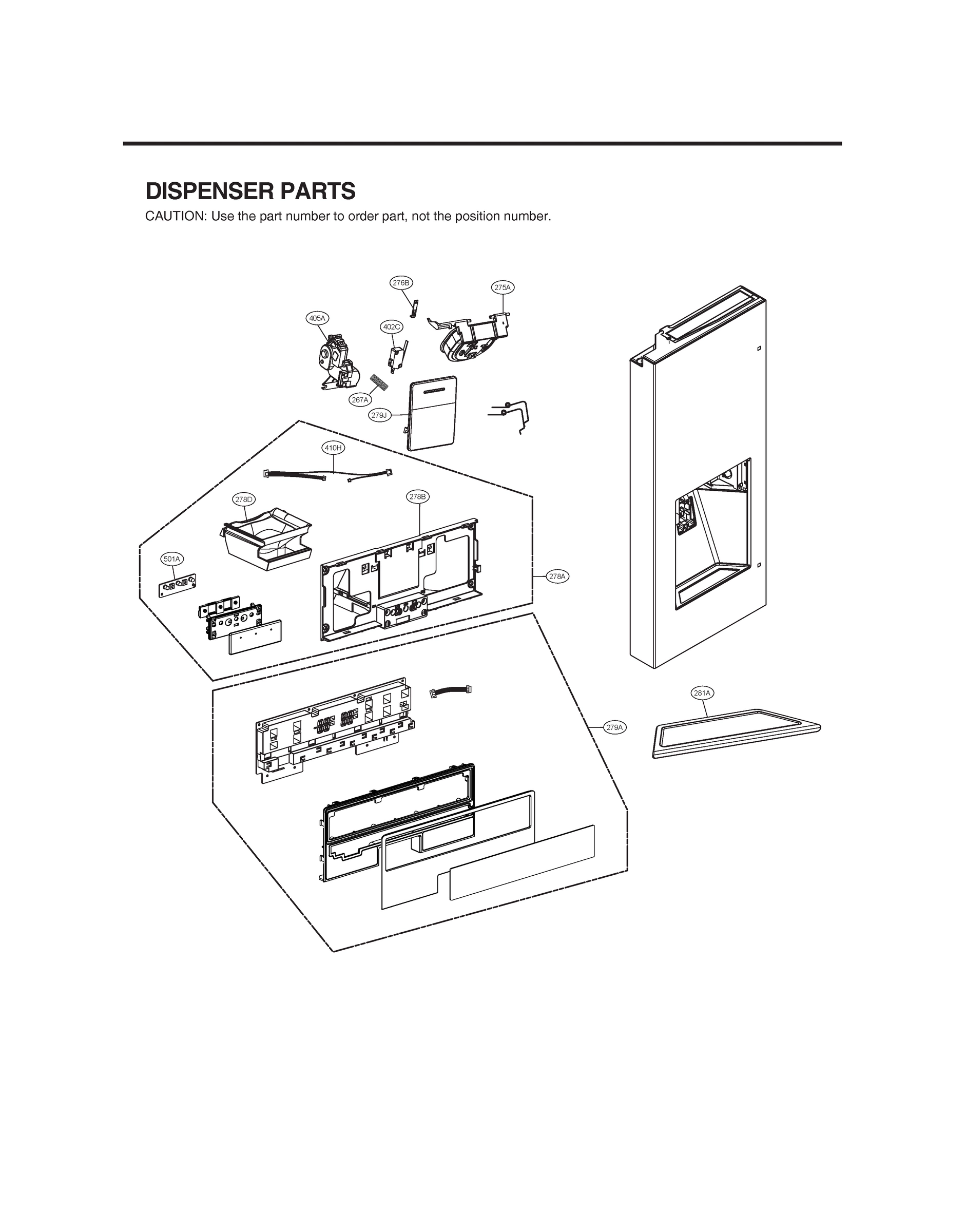 DISPENSER PARTS