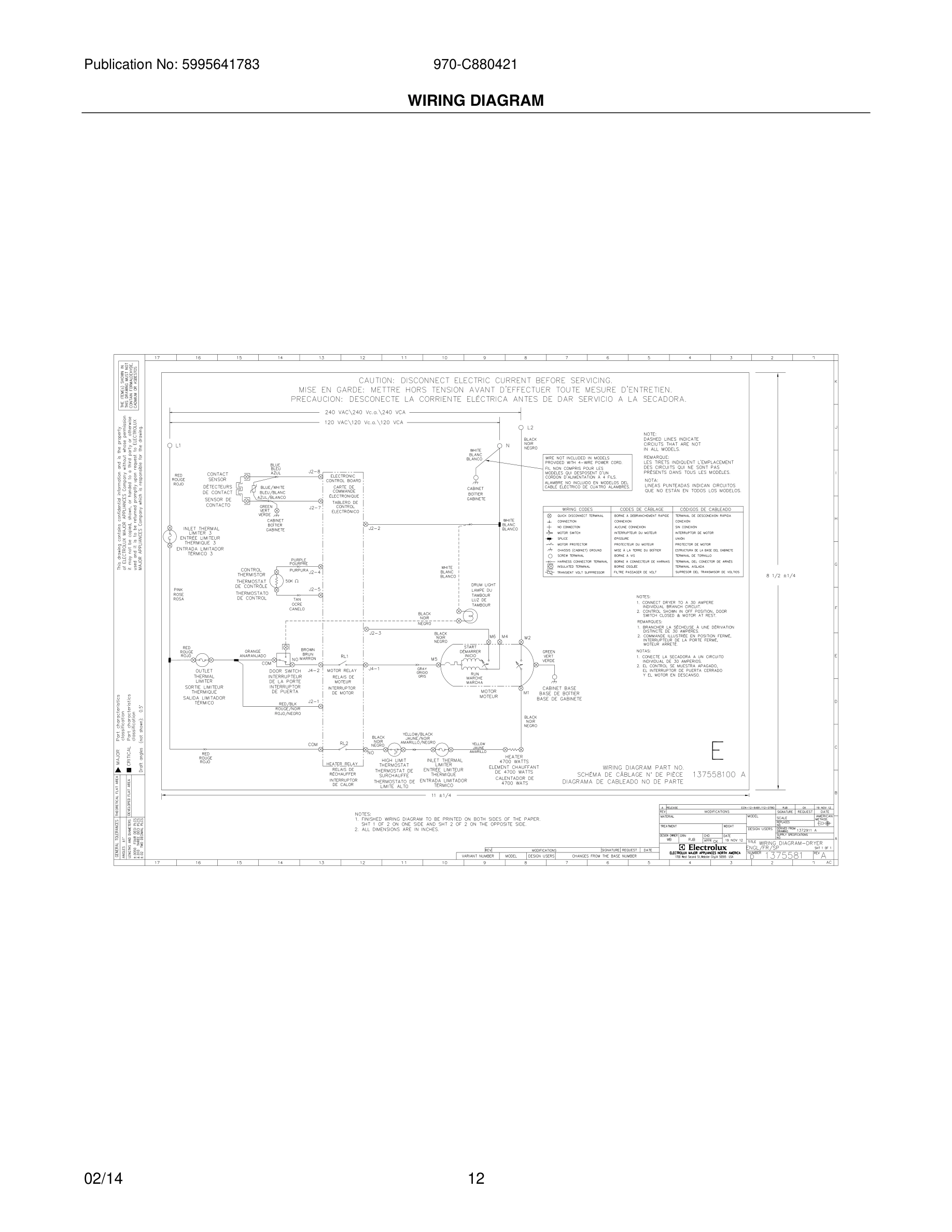 12 - WIRING DIAGRAM