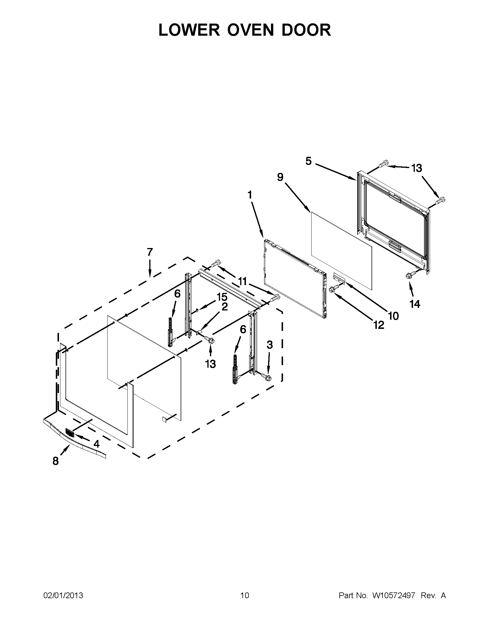 05 - LOWER OVEN DOOR
