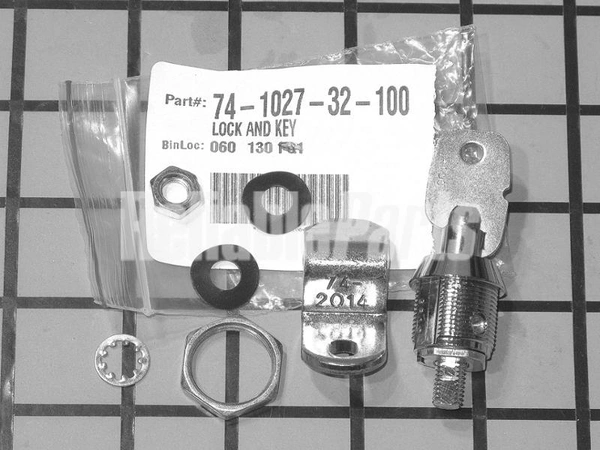 74-1027-32-100 Greenwald Coin Operated Laundry Lock and Key GR100