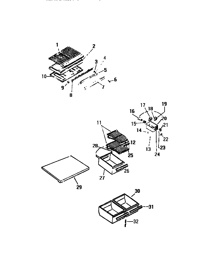 04 - SHELVES, CONTROLS, DIVIDER, MULLION