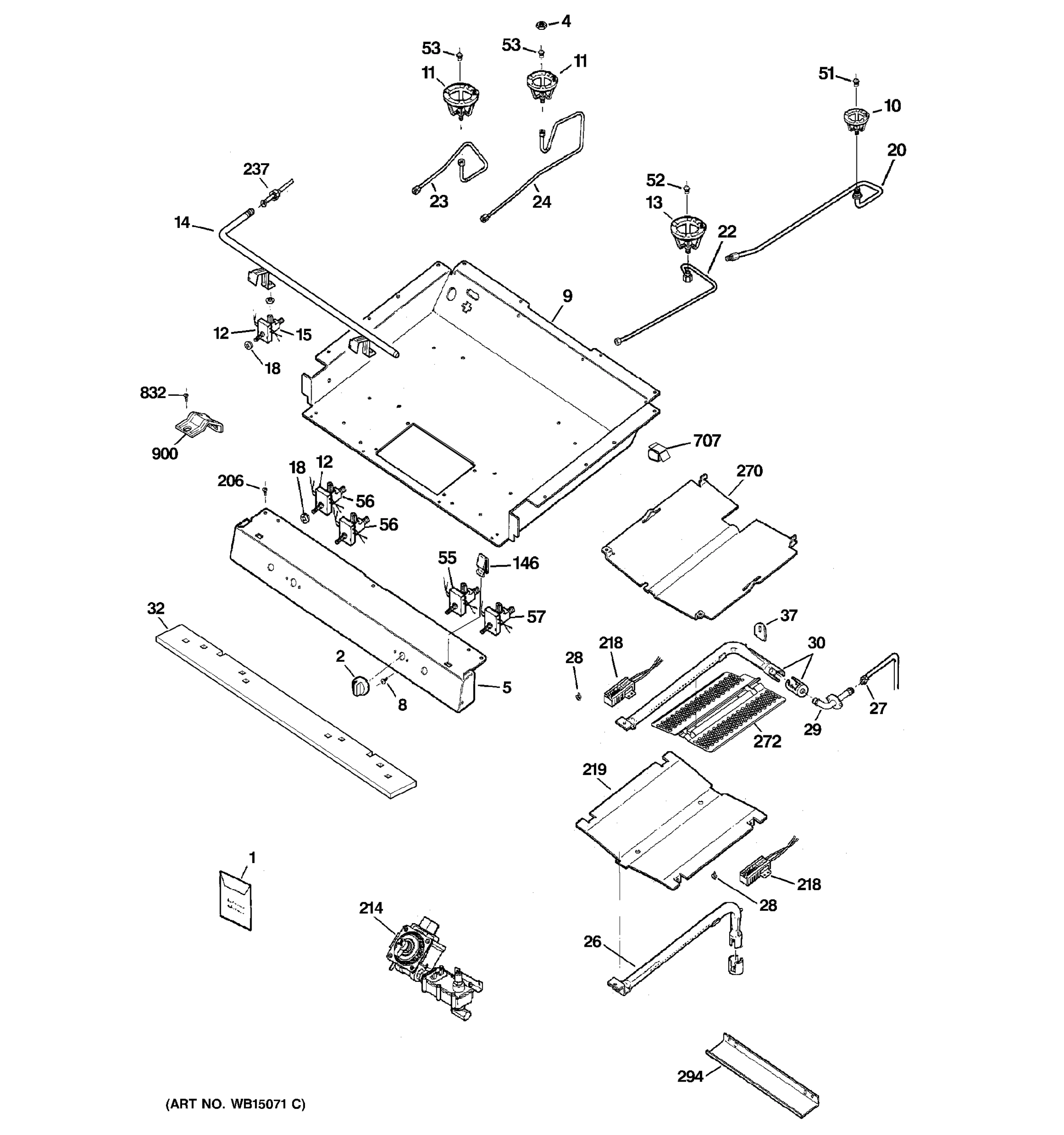 GAS & BURNER PARTS
