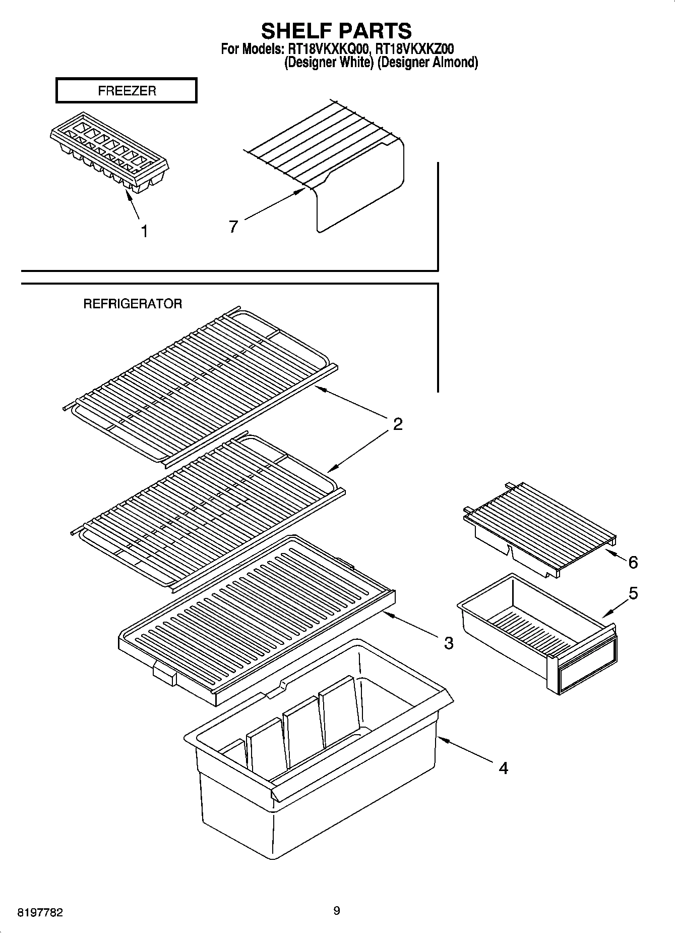 05 - SHELF PARTS, LITERATURE AND OPTIONAL PARTS