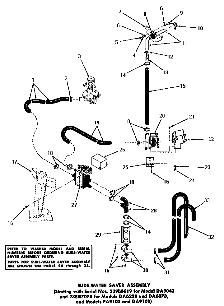 27 - SUDS-WATER SAVER ASSY