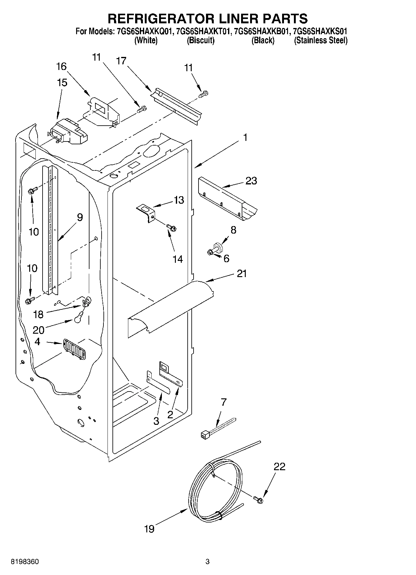 02 - REFRIGERATOR LINER