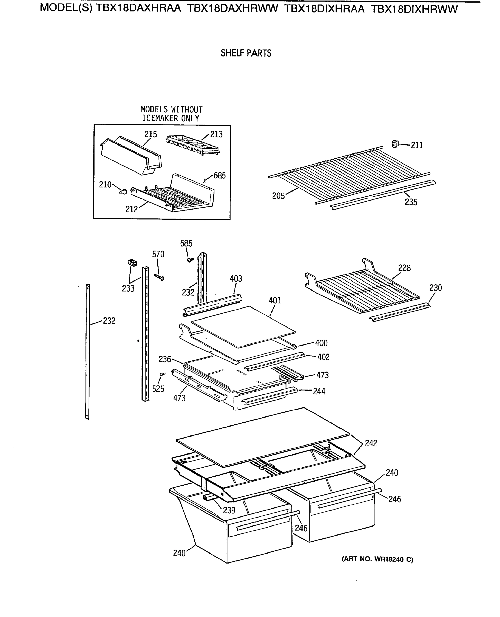 SHELF PARTS