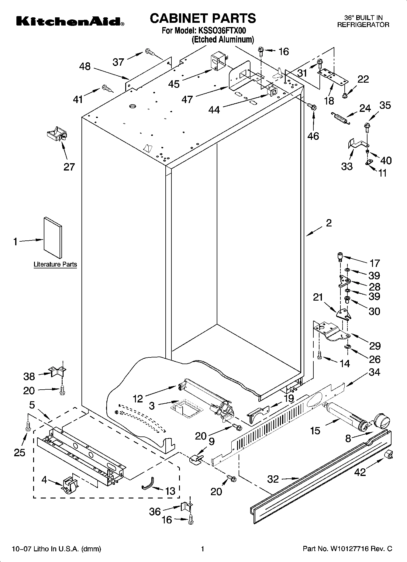 01 - CABINET PARTS