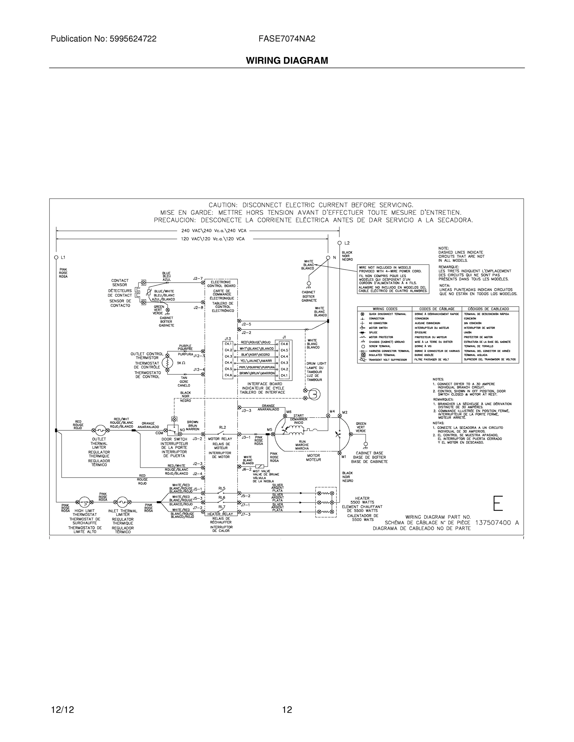 12 - WIRING DIAGRAM